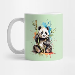 Artistic Panda Portrait V3 Mug